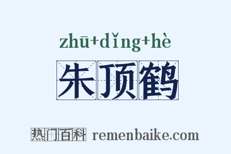 朱顶鹤是什么意思的图片